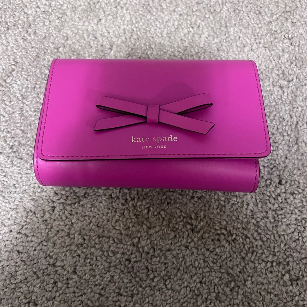Kate Spade Fuchsia Bow Clutch